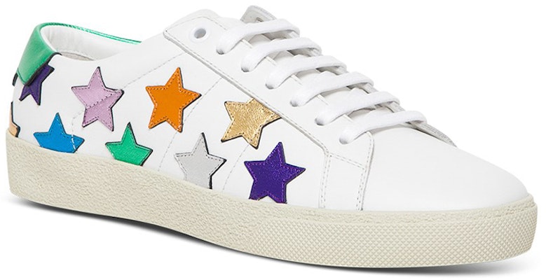 (Women) Saint Laurent Court Classic SL/06 Low 'Stars - Optic White Multi' 592541-00NB0-9090 Order (Women) Saint Laurent Court Classic SL/06 Low 'Stars - Optic White Multi' 592541-00NB0-9090