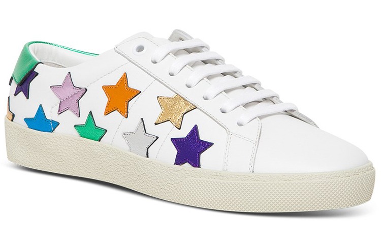 Order (W) Saint Laurent Court Classic SL/06 Low ''Sterren - Optic Wit Multi'' 592541-00NB0-9090