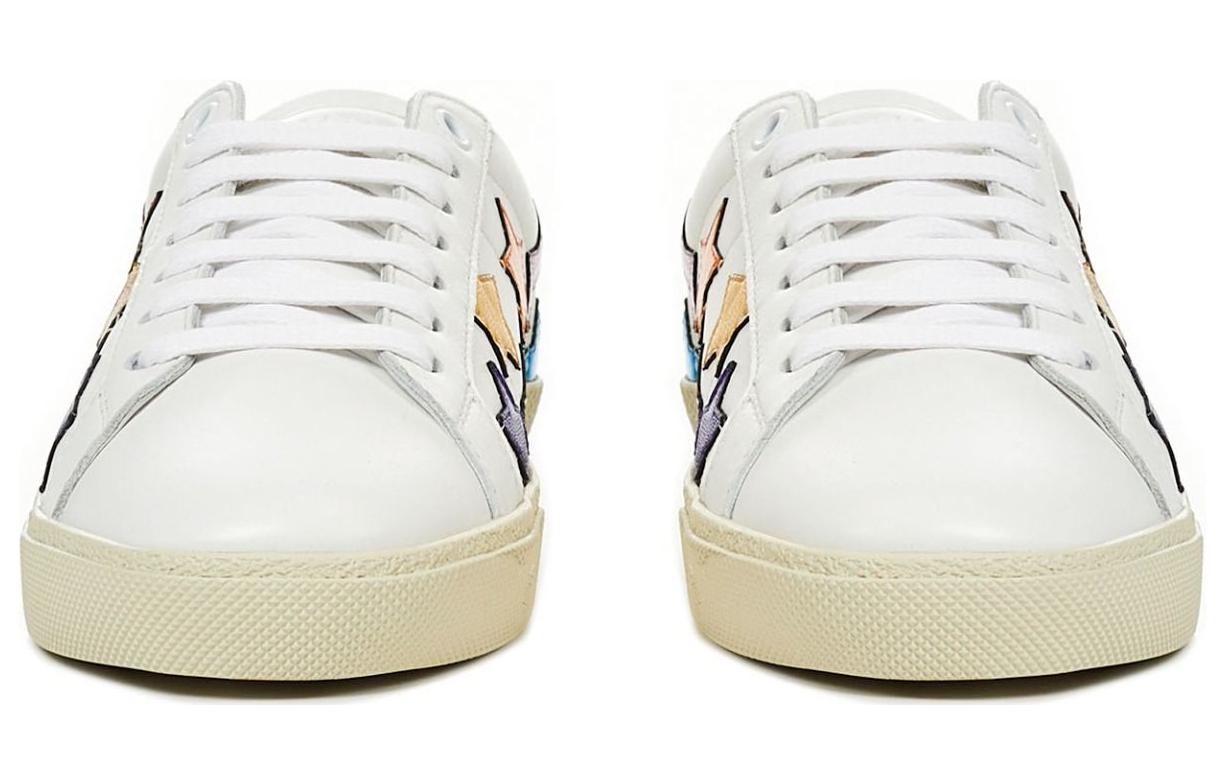 Shop (W) Saint Laurent Court Classic SL/06 Low ''Sterren - Optic Wit Multi'' 592541-00NB0-9090