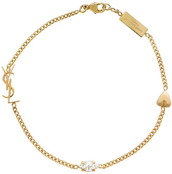 women-saint-laurent-crystal-pendant-logo-brass-bracelet-for-women-gold-701950-y15269137