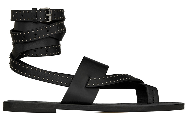 Order (Women) Saint Laurent Culver 'Smooth Leather Low-top Sneaker Sandal Black' 606053DWEYY1000