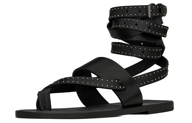 Lookbook (Women) Saint Laurent Culver 'Smooth Leather Low-top Sneaker Sandal Black' 606053DWEYY1000