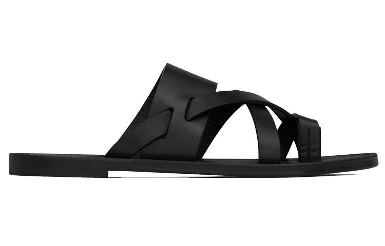 Order (Women) Saint Laurent Culver Sandal 'Black' 671898DWE001000