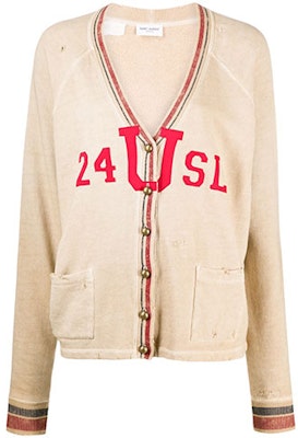 (Women) Saint Laurent Distressed Knit Sweater Women’s Light Brown 631055YBWM29784 Buy (Women) Saint Laurent Distressed Knit Sweater Women’s Light Brown 631055YBWM29784