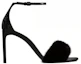 Order (W) Saint Laurent Sandal Fesyen 'Hitam Patent dan Bulu Mink' 631009E0E101000
