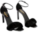 Lookbook (W) Saint Laurent Sandal Fesyen 'Hitam Patent dan Bulu Mink' 631009E0E101000
