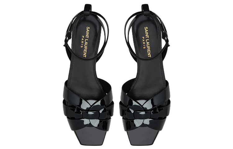 (W) Saint Laurent Flat Sandal 'Patent Black' 圖 3