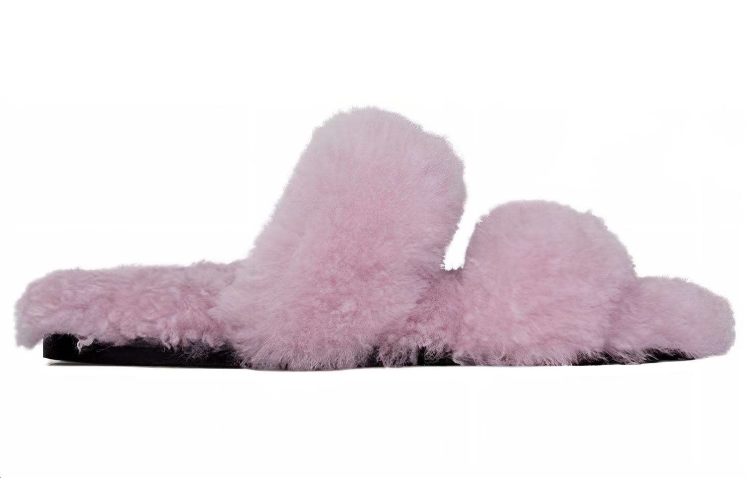 (W) Saint Laurent Fur Slide 'Light Pink' 圖 2
