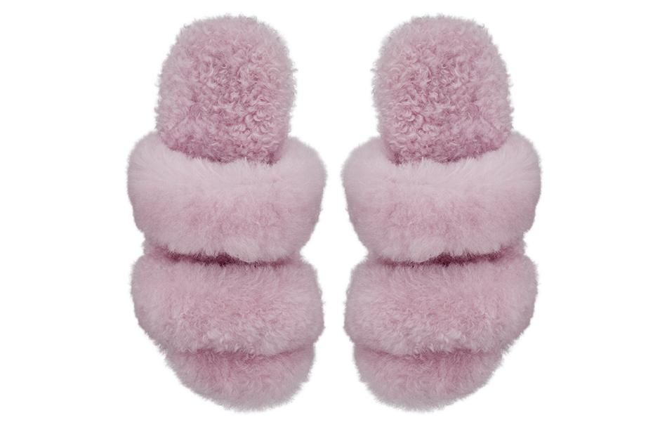 (W) Saint Laurent Fur Slide 'Light Pink' 圖 4