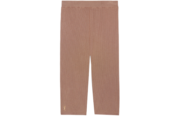 Order (Women) SAINT LAURENT FW21  Logo Patch Shorts Brown. 657443Y75BE5557