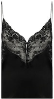 (Women) SAINT LAURENT FW21 Black Lace Solid Camisole 648880Y7B201000 (Women) SAINT LAURENT FW21 Black Lace Solid Camisole 648880Y7B201000