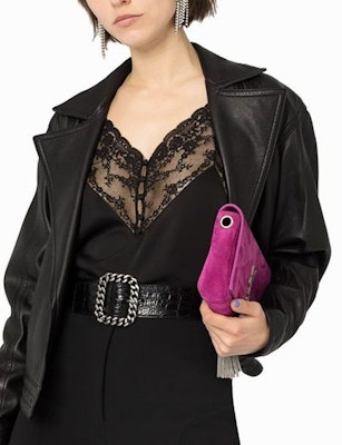 (Women) SAINT LAURENT FW21 Black Lace Solid Camisole 648880Y7B201000 Shop (Women) SAINT LAURENT FW21 Black Lace Solid Camisole 648880Y7B201000