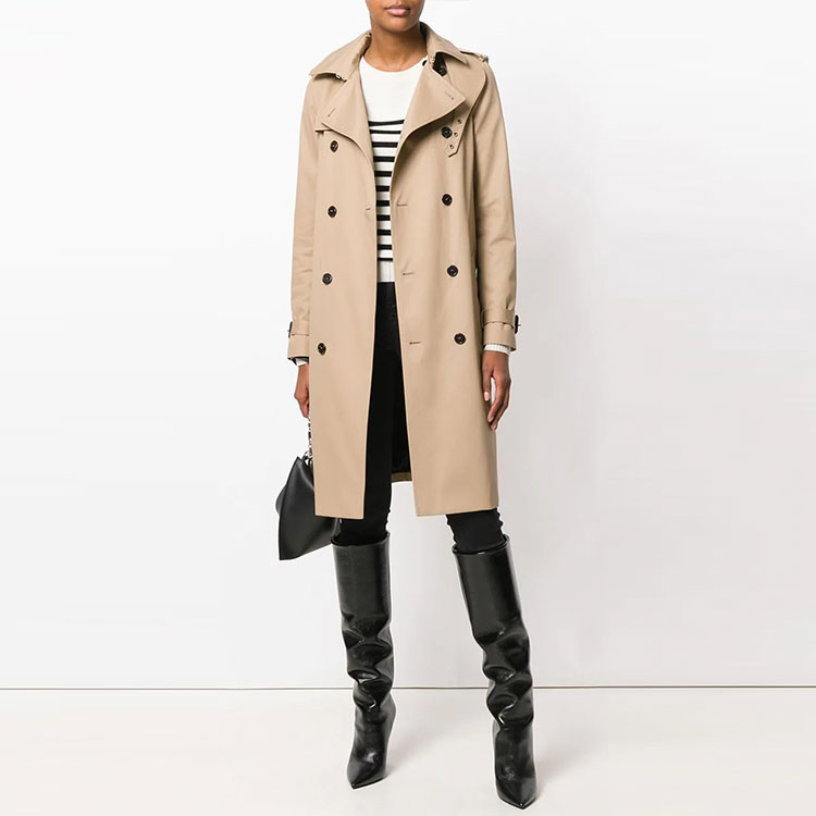 Lookbook (Women) Saint Laurent FW21 Brown Classic Belted Trench Coat. 507530Y039W9772