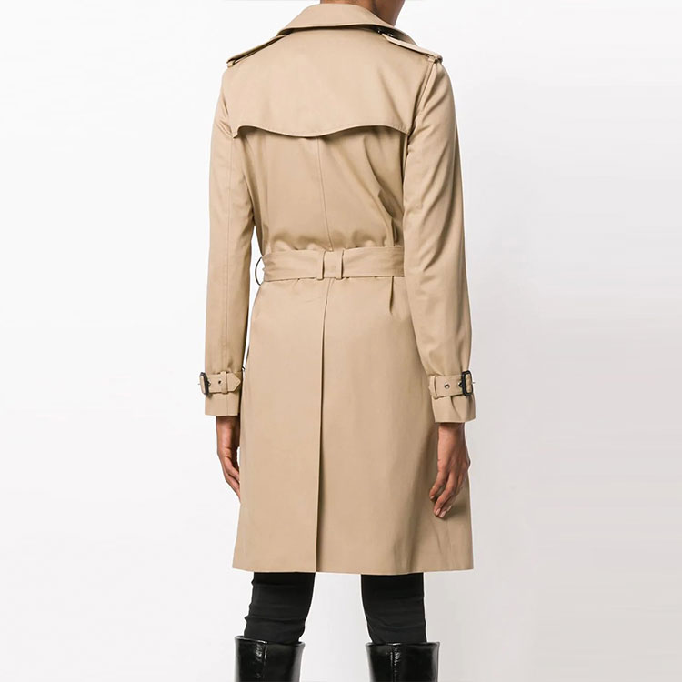 Shop (Women) Saint Laurent FW21 Brown Classic Belted Trench Coat. 507530Y039W9772