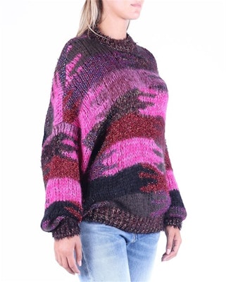 (Women) SAINT LAURENT FW21 Colorblock Crewneck Sweater Multicolor 529719YA2SQ5587 Sizing (Women) SAINT LAURENT FW21 Colorblock Crewneck Sweater Multicolor 529719YA2SQ5587