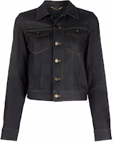 (Women) SAINT LAURENT FW21 Contrast Stitch Cropped Denim Jacket Women’s Blue 572367YG8064020 (Women) SAINT LAURENT FW21 Contrast Stitch Cropped Denim Jacket Women’s Blue 572367YG8064020