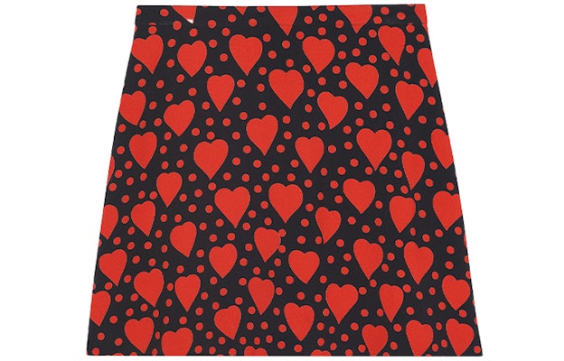 (W) Saint Laurent FW21 Skirt Mini Wanita Cetakan Hati Kasual. 647997Y3C911008 Order (W) Saint Laurent FW21 Skirt Mini Wanita Cetakan Hati Kasual. 647997Y3C911008