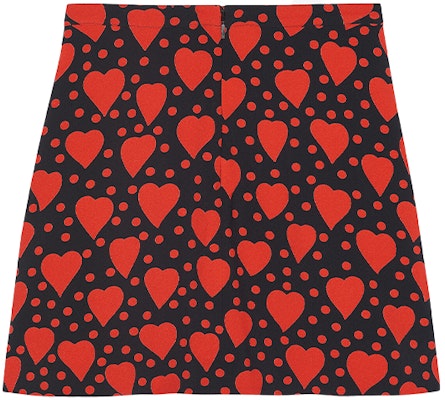 (W) Saint Laurent FW21 Skirt Mini Wanita Cetakan Hati Kasual. 647997Y3C911008 Lookbook (W) Saint Laurent FW21 Skirt Mini Wanita Cetakan Hati Kasual. 647997Y3C911008