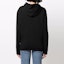 Purchase (Women) SAINT LAURENT FW21 Logo Print Hoodie Black 677256YB2EZ1035