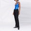 Purchase (Women) SAINT LAURENT FW21 Metallic Knit Sleeveless Bodysuit Ladies Blue 668380Y6D334166