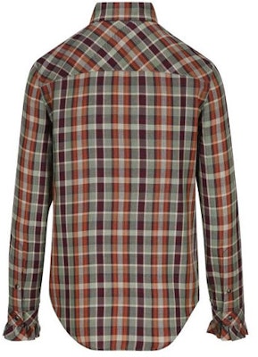 (Women) Saint Laurent FW21 Plaid Button-Up Shirt Maroon. 663877Y22DA6577 Lookbook (Women) Saint Laurent FW21 Plaid Button-Up Shirt Maroon. 663877Y22DA6577