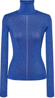 (Women) Saint Laurent FW21 Sheer Turtleneck Pullover Sweater Women’s Blue 670517Y75GK4004 (Women) Saint Laurent FW21 Sheer Turtleneck Pullover Sweater Women’s Blue 670517Y75GK4004