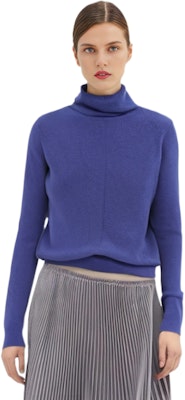 (W) Saint Laurent FW21 Baju Turtleneck Jarang Wanita Biru 670517Y75GK4004 Shop (W) Saint Laurent FW21 Baju Turtleneck Jarang Wanita Biru 670517Y75GK4004