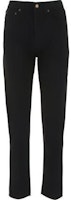 (Women) SAINT LAURENT FW21 Slim Fit Solid Black Jeans . 644024YF8991220 (Women) SAINT LAURENT FW21 Slim Fit Solid Black Jeans . 644024YF8991220