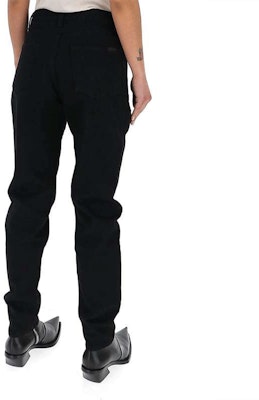 (Women) SAINT LAURENT FW21 Slim Fit Solid Black Jeans . 644024YF8991220 Purchase (Women) SAINT LAURENT FW21 Slim Fit Solid Black Jeans . 644024YF8991220