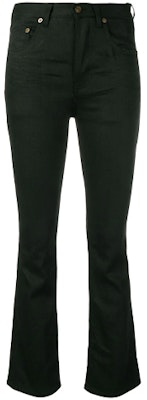 (Women) SAINT LAURENT FW21 Slim Flared Ankle Jeans Women Black 570627YF8691080 Buy (Women) SAINT LAURENT FW21 Slim Flared Ankle Jeans Women Black 570627YF8691080