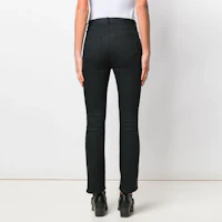 Shop (W) SAINT LAURENT FW21 女款修身喇叭九分牛仔褲 黑色 570627YF8691080