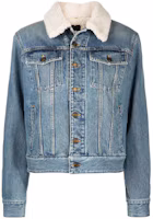 Order (W) SAINT LAURENT FW21 純色牛仔外套 藍色 643611YY8834621