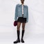 Lookbook (W) Chaqueta Vaquera Azul SAINT LAURENT FW21 Color Sólido 643611YY8834621