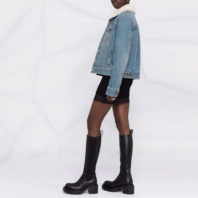 (W) Chaqueta Vaquera Azul SAINT LAURENT FW21 Color Sólido 643611YY8834621 Purchase (W) Chaqueta Vaquera Azul SAINT LAURENT FW21 Color Sólido 643611YY8834621