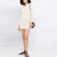 Lookbook (Women) SAINT LAURENT FW21 White Knit Detail A-Line Long Sleeve Dress Fashion 646374YAVS29502
