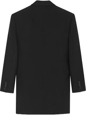 (W) SAINT LAURENT FW22 Jaket Sut Hitam Double-Breasted 704629Y806V1000 Lookbook (W) SAINT LAURENT FW22 Jaket Sut Hitam Double-Breasted 704629Y806V1000