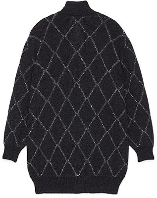 (Women) SAINT LAURENT FW22 Black Striped V-Neck Button Knit Cardigan Sweater. 717822Y75UK1081 Lookbook (Women) SAINT LAURENT FW22 Black Striped V-Neck Button Knit Cardigan Sweater. 717822Y75UK1081