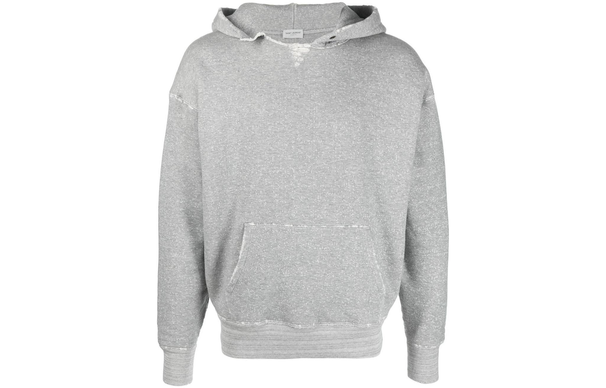 Order (W) SAINT LAURENT FW22 素色連帽衫 灰色 704159Y36XQ1450