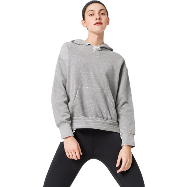 Shop (W) SAINT LAURENT FW22 素色連帽衫 灰色 704159Y36XQ1450