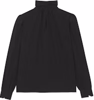 Lookbook (Women) Saint Laurent FW22 Solid Pullover Shirt Black 716159Y100W1000