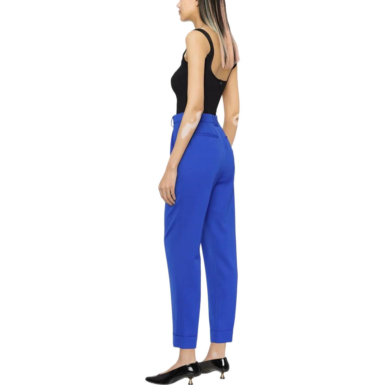 Purchase (W) サンローラン FW22 ストレートレッグプリーツパンツ ブルー 690054Y7E174701