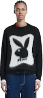 Purchase (W) SAINT LAURENT FW22 黑兔標誌長袖毛衣系列 709973Y75SA1095
