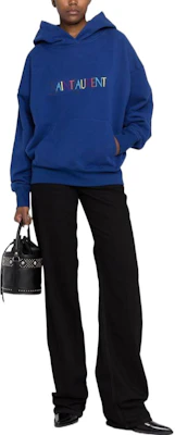 (W) Saint Laurent FW22 藍色Logo刺繡長袖運動衫 717847Y37CG-4274 Lookbook (W) Saint Laurent FW22 藍色Logo刺繡長袖運動衫 717847Y37CG-4274