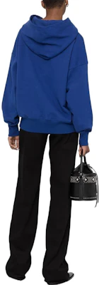 (W) Saint Laurent FW22 藍色Logo刺繡長袖運動衫 717847Y37CG-4274 Shop (W) Saint Laurent FW22 藍色Logo刺繡長袖運動衫 717847Y37CG-4274