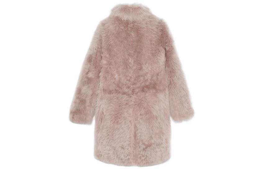 Lookbook (W) SAINT LAURENT FW22 Pink Kot Kulit Sederhana Panjang Wanita. 708010YF2AF6959