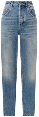 (W) 圣罗兰 FW23 中腰宽松直筒牛仔裤 蓝色 760009Y04PG4599 Buy (W) 圣罗兰 FW23 中腰宽松直筒牛仔裤 蓝色 760009Y04PG4599