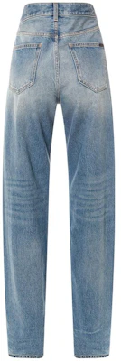 (W) 圣罗兰 FW23 中腰宽松直筒牛仔裤 蓝色 760009Y04PG4599 Lookbook (W) 圣罗兰 FW23 中腰宽松直筒牛仔裤 蓝色 760009Y04PG4599