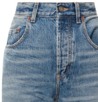 (W) 圣罗兰 FW23 中腰宽松直筒牛仔裤 蓝色 760009Y04PG4599 Shop (W) 圣罗兰 FW23 中腰宽松直筒牛仔裤 蓝色 760009Y04PG4599