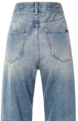 (W) 圣罗兰 FW23 中腰宽松直筒牛仔裤 蓝色 760009Y04PG4599 Sizing (W) 圣罗兰 FW23 中腰宽松直筒牛仔裤 蓝色 760009Y04PG4599