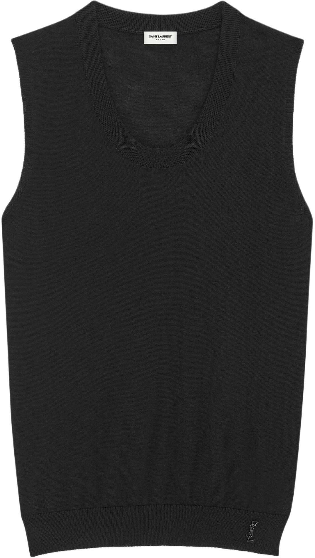 women-saint-laurent-fw-23-solid-color-sleeveless-crewneck-tank-top-black-774404-y75-yw-1000
